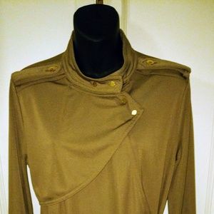 Ann Taylor Kakhi Knit Spandex Top